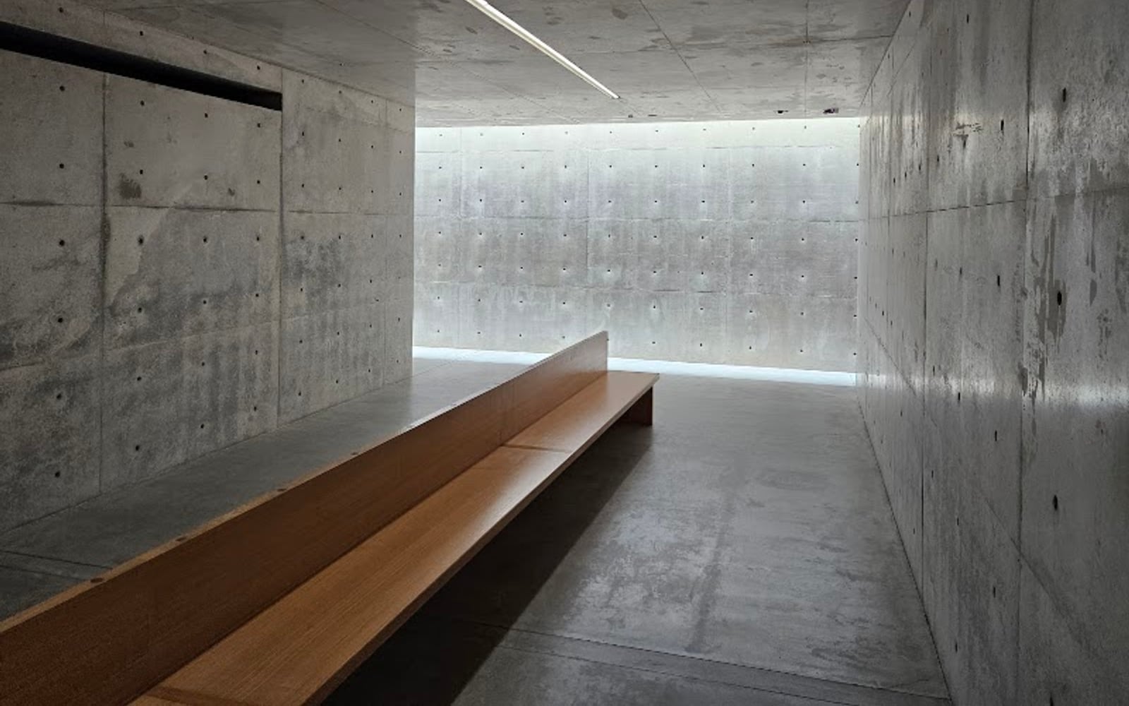 Geometric concrete architecture of Chichu Art Museum