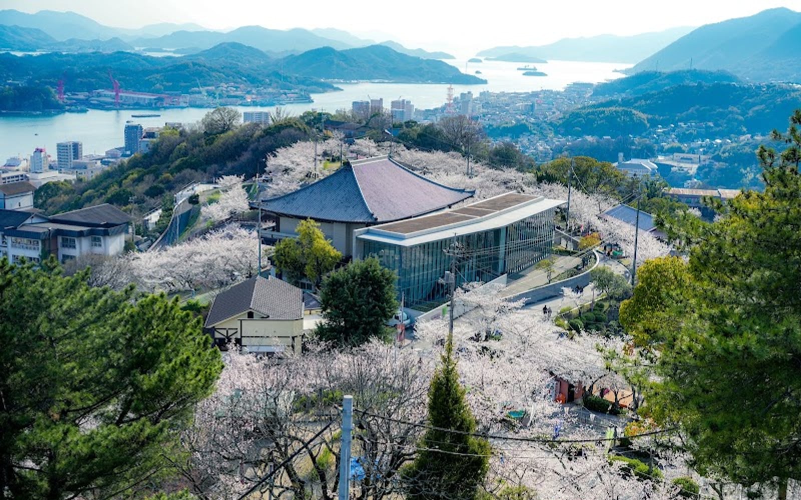 Onomichi and the Seto Inland Sea from Senkoji Park